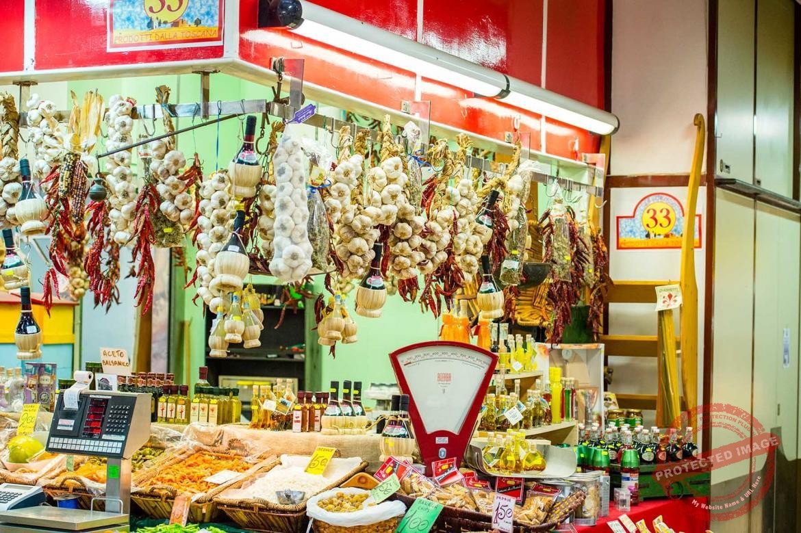 jedno ze stoisk wSupermercato Centrale we Florencji
